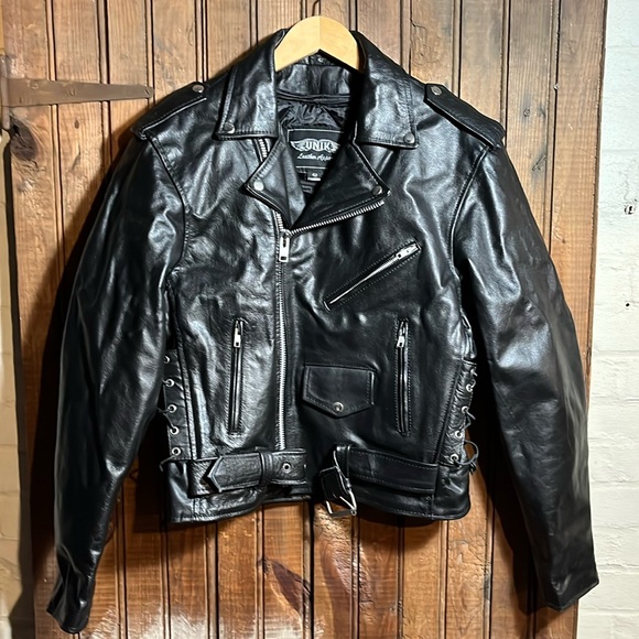 Unik Other - Unik black leather biker jacket